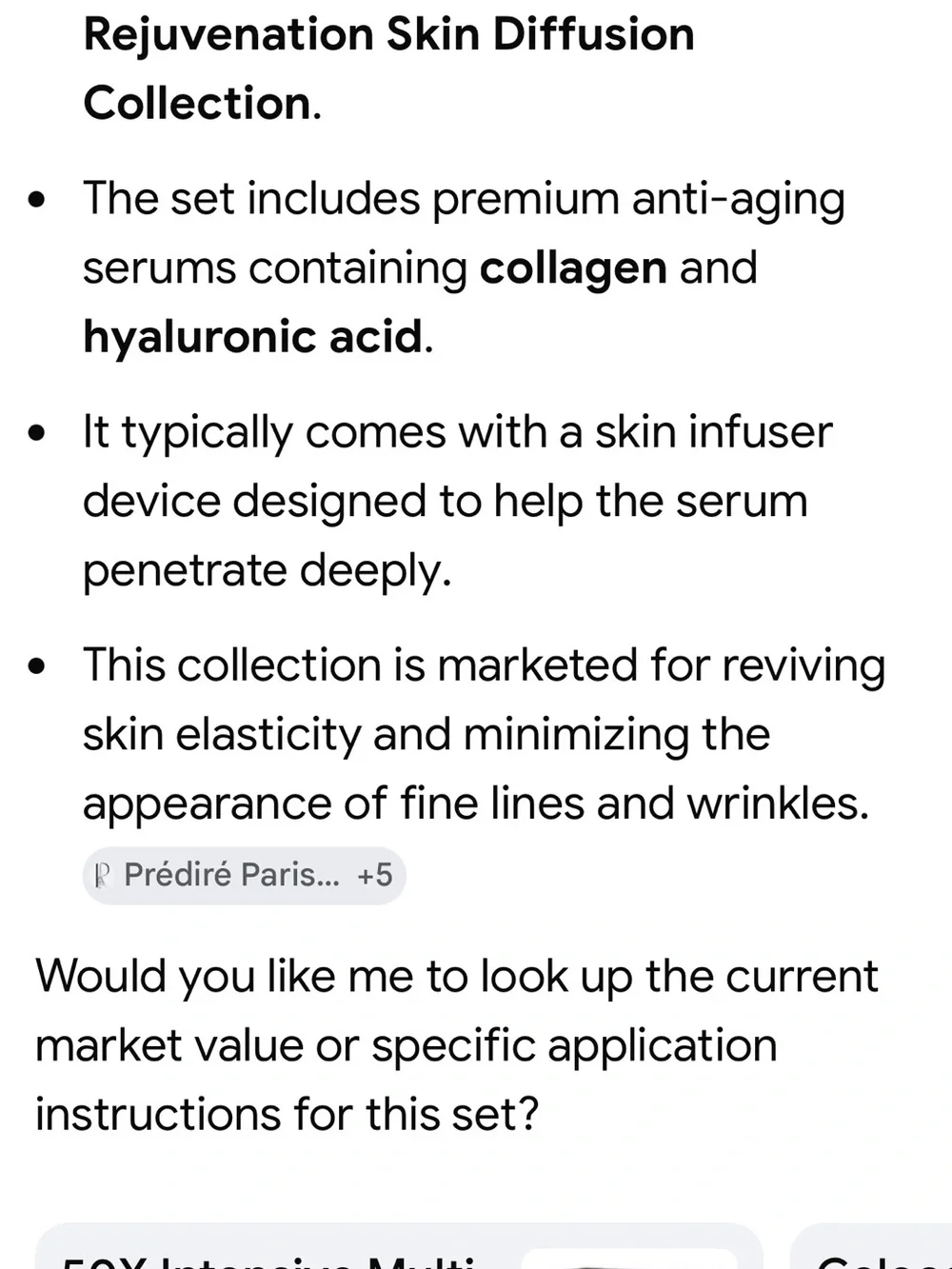 Prédiré 5G Intensive Multi-Purpose Rejuvenation Serum Set
